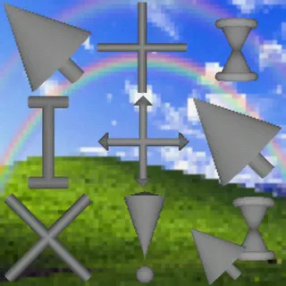 3D Serene animated mouse cursor