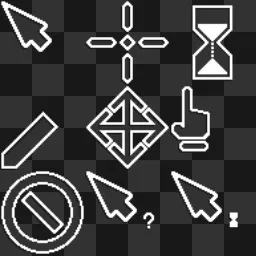 64x Pixel Custom mouse cursor