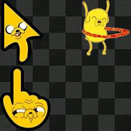 Adventure Time Jake the Dog Arrow Cursor