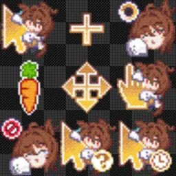 “Agnes Tachyon (Pony Girls)” animated mouse cursor