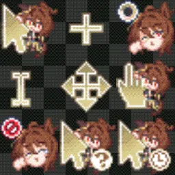 Agnes Tachyon (Z Experiment) animated mouse cursor
