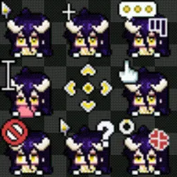 Albedo - Overlord animated mouse cursor