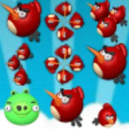 Angry Birds animated mouse cursor
