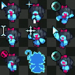 Aqua Deltarune Cursor 2.0