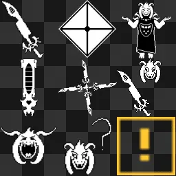Asriel animated mouse cursor