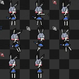assasin rabbit animated mouse cursor