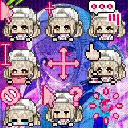 Azusawa Kohane PJSK animated mouse cursor