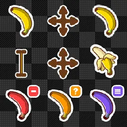 banana animated mouse cursor