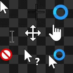 BASIC animated mouse cursor