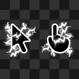 Basic Eletric animated mouse cursor