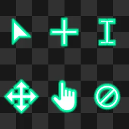 Basic Emerald animated mouse cursor