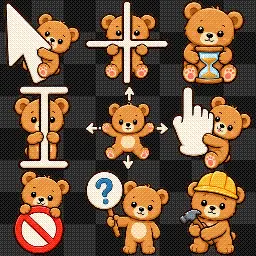 Beary Cute mouse cursor