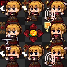 Beato & Erika by EbiEbiBeam animated mouse cursor