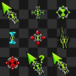 Ben 10 — Omnitrix Sci-Fi Transformations v1.2 animated mouse cursor