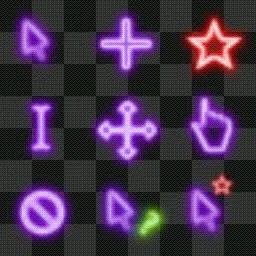blablabla animated mouse cursor
