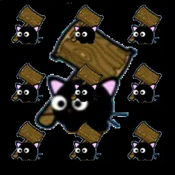Black Cat Tee mouse cursor