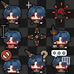 Blade | HSR animated mouse cursor