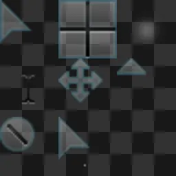 Blended animated mouse cursor