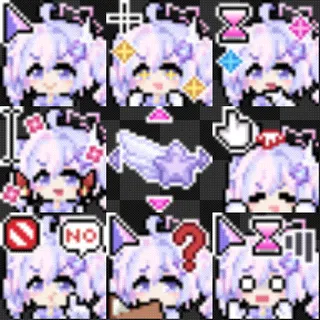 BlueArchive TW pack (Reisa, Suzumi, Rabu) animated mouse cursor