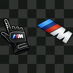 BMW M Series Sport Logo & Racing Glove mouse cursor