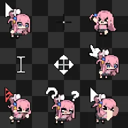 Bocchi the Rock! Free Fersion animated mouse cursor