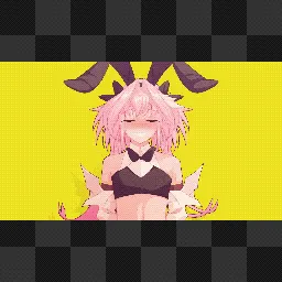 Bunny Astolfo animated mouse cursor
