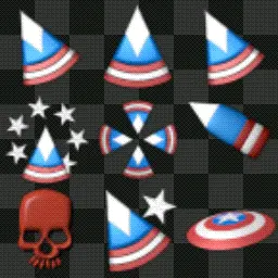 Captain America (Marvel) animated mouse cursor