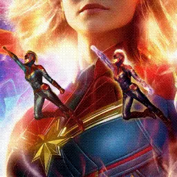 Captain Marvel mouse cursor