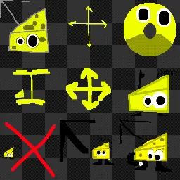 cheesey cursser mouse cursor