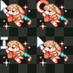Cosmic Princess kaguya animated mouse cursor
