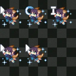 Cosmic Princess Kaguya Iroha animated mouse cursor