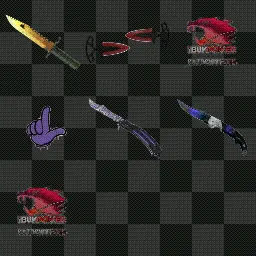 counter strike knives mouse cursor