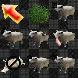 Crazy Cattle Cursor 2d