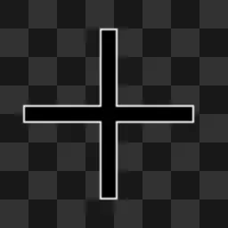 cross as arrow mouse cursor