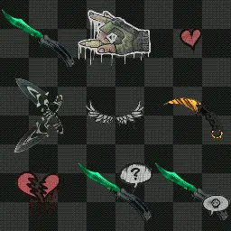 CS Knives And Graffiti [Check desc for butterfly and karambit only) mouse cursor