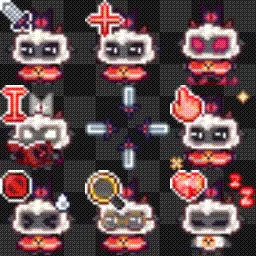 Cult of the lamb animated mouse cursor