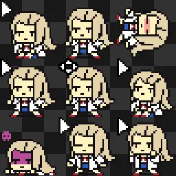 ドット絵澤さんカーソル animated mouse cursor