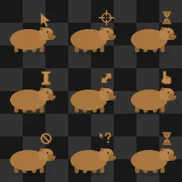 Капибара mouse cursor