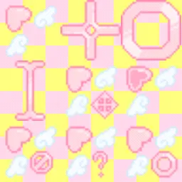 Cute pink cursor angel