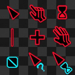 Cyberpunk 2077 red cursor