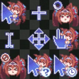 Daiwa Scarlet animated mouse cursor