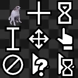 Dancing Dog animated mouse cursor