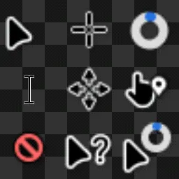 dark (100 likes pls) animated mouse cursor