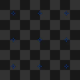 Dark Blue Cross mouse cursor
