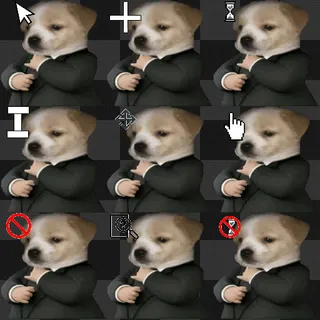 Dog Business mouse cursor