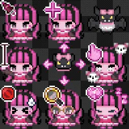 Draculaura Monster High animated mouse cursor