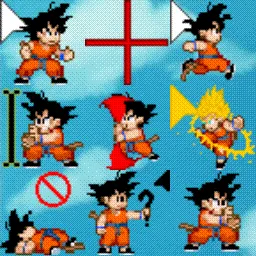 Dragon Ball Goku animated mouse cursor