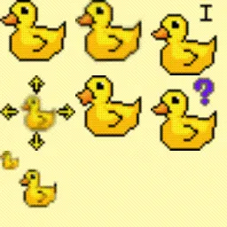 duck animated mouse cursor