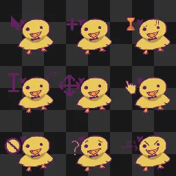 ducky thingie blob mouse cursor