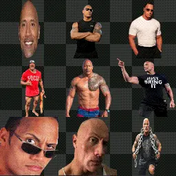 Dwayne THE ROCK Johnson mouse cursor